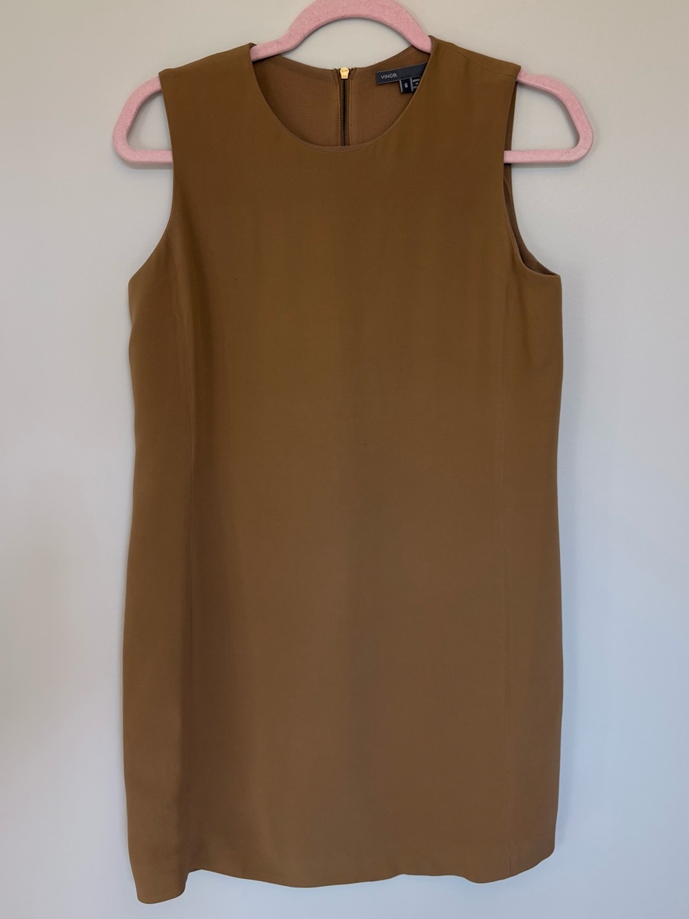 Vince 100% Silk Shift Dress – Size 6 | Minimalist Luxury